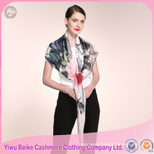 Wholesale prices unique design handmade lady silk scarf with many colors